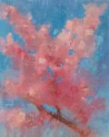 Cherry Blossom, 26 x 22 cms, 10 x 8 inches, Framed 35 x 30 cms, 14 x 12, £445